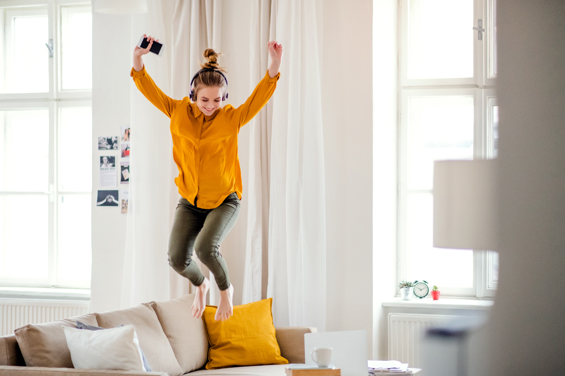 Jumping Living Room